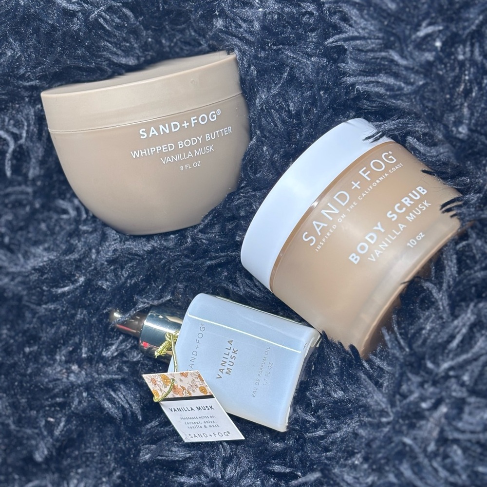 SAND + FOG Vanilla Musk Body Care Bundle